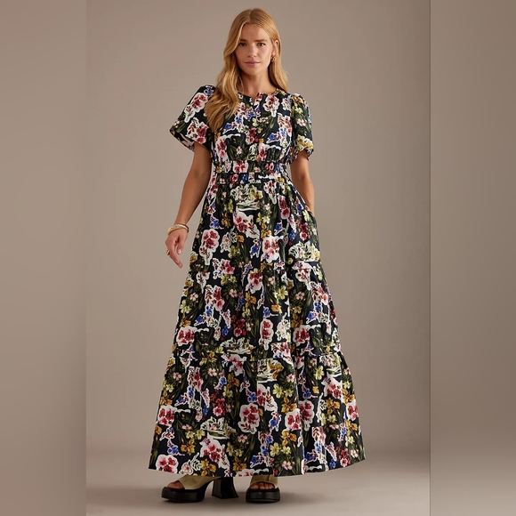 NWT Anthropologie The Somerset Maxi Dress Size XXS - Picture 3 of 13